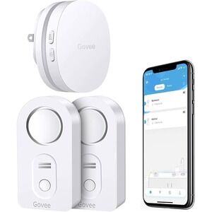 Govee H5040 WiFi Water Leak Detector 2 Sensor Kit 100dB App Alerts